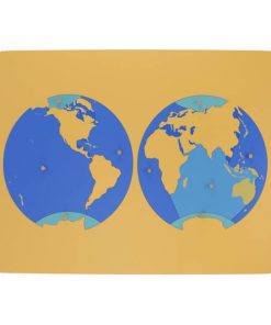 Planisphère Des Continents - Puzzle Montesori Pensées Montessori