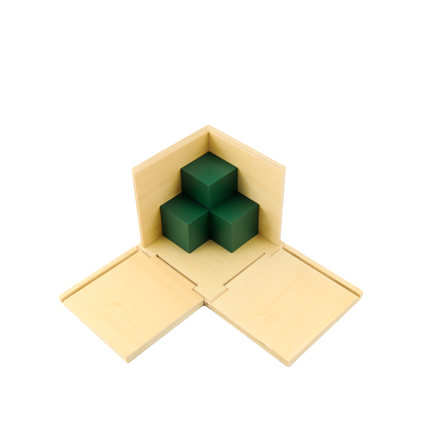 Cube du Trinôme - Matériel Sensoriel Montessori
